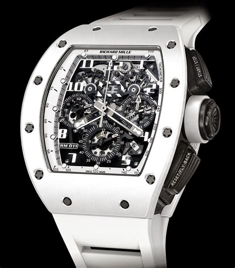 richard mille white watch|Richard Mille Watch white ghost.